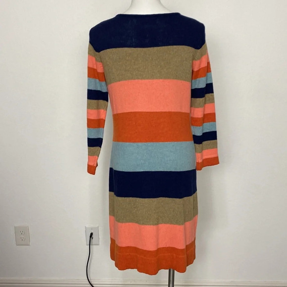 Isabella Sinclair Bohemian Lambswool Blend Knit Romantic Midi Sweater Dress Sz L - Picture 5 of 10